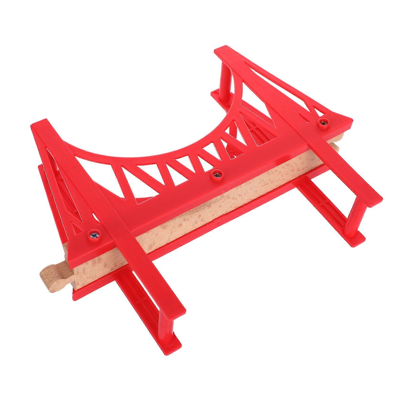Removable DoubleDecker Bridge Model for Wooden Railway, Accessories for Fun Play and Building at Home and School
