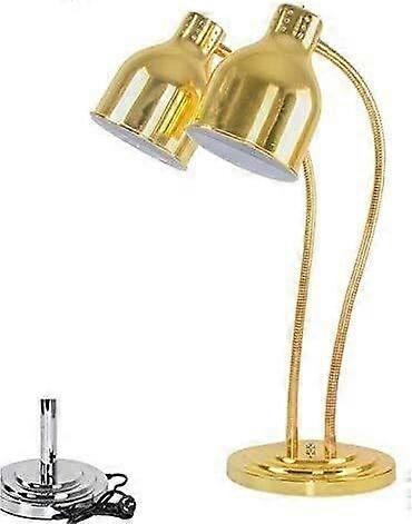 Station Lamp Show Heating Conservation Light - Portable 250 Watt Food Warming Lamp for Catering and Kitchen Use, Single/Double Ball Buffet