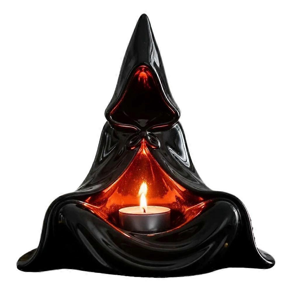 Cloak Wizard Candlestick Resin Crafts