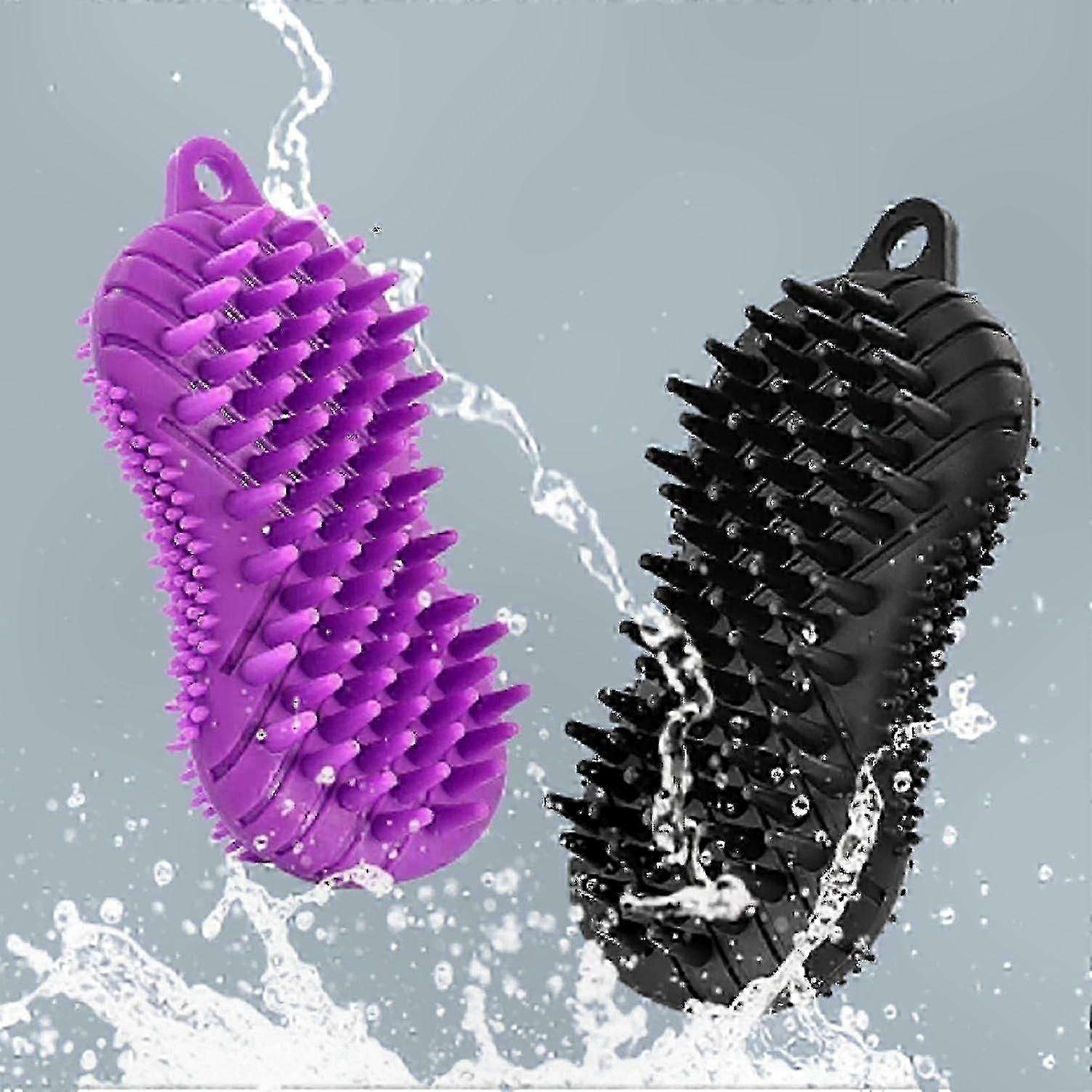 Scalp Massager Shampoo Brush, Integrated Design Scalp Scrubber and Shower Brush