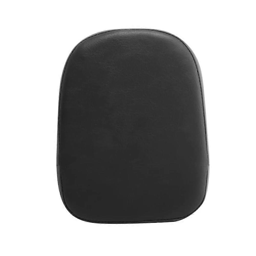 Motorcycle Rear Backrest Cushion PU Black Pad for Chopper Cruiser Compatibility, Comfortable Design, Durable Material