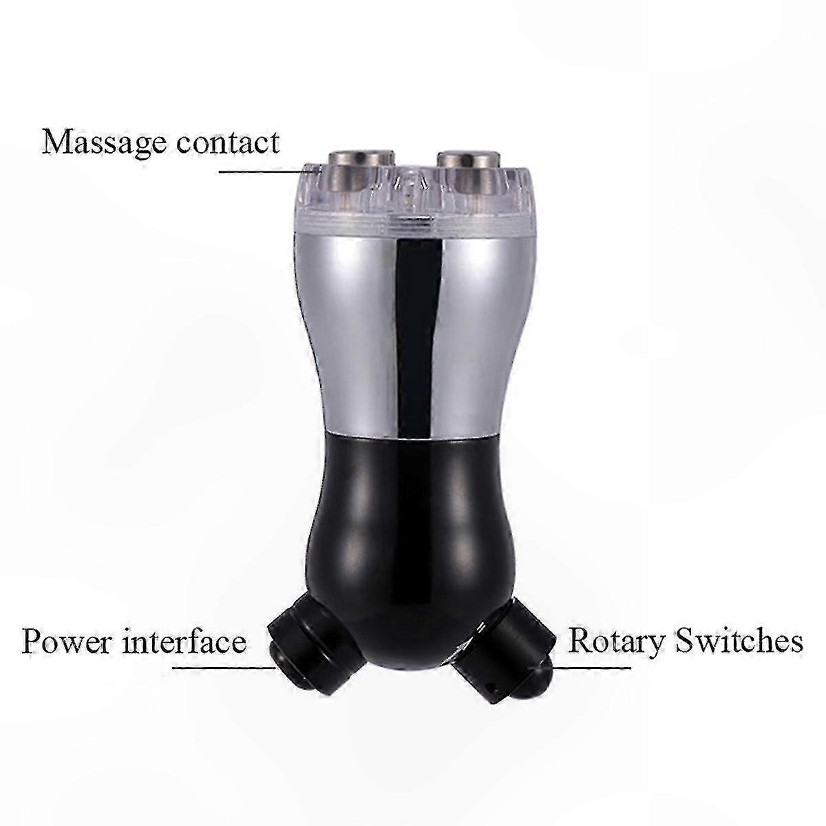 Anti-Aging Facial Massager with RF LED Photon Technology for Skin Tightening and Wrinkle Reduction EU Plug Silver