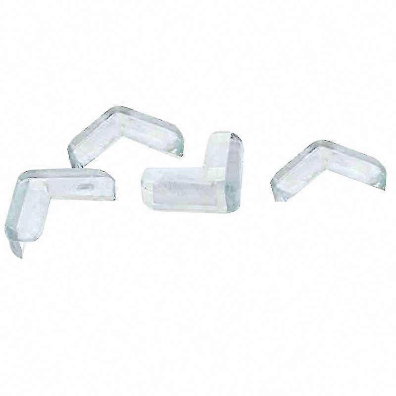 4-Pack Clear Soft Plastic Table Corner Guards for Safety Protection