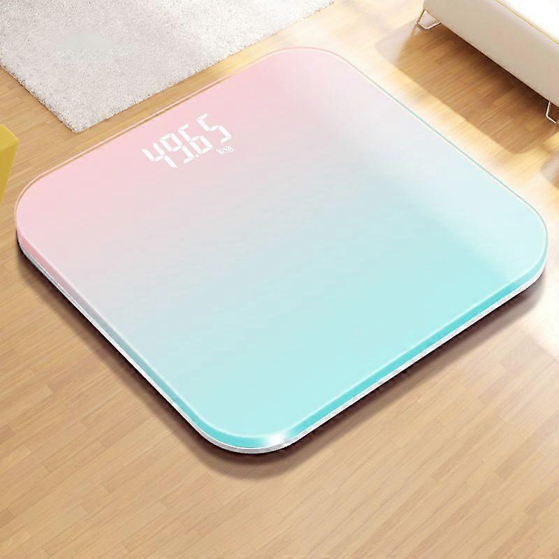 Smart Digital Scale Highly Accurate for Body Weight Bathroom Weight Scale with Extra-Wide Platform LED Screen USB Charging Slim Design