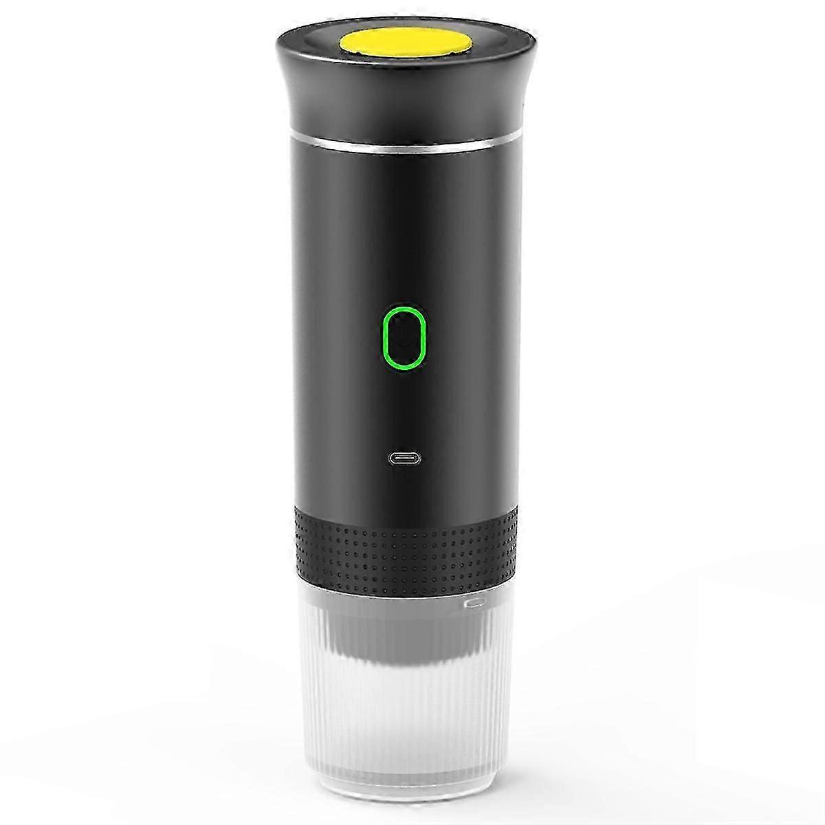 Electric coffee maker for camping - portable wireless 3in1 capsule powder machine