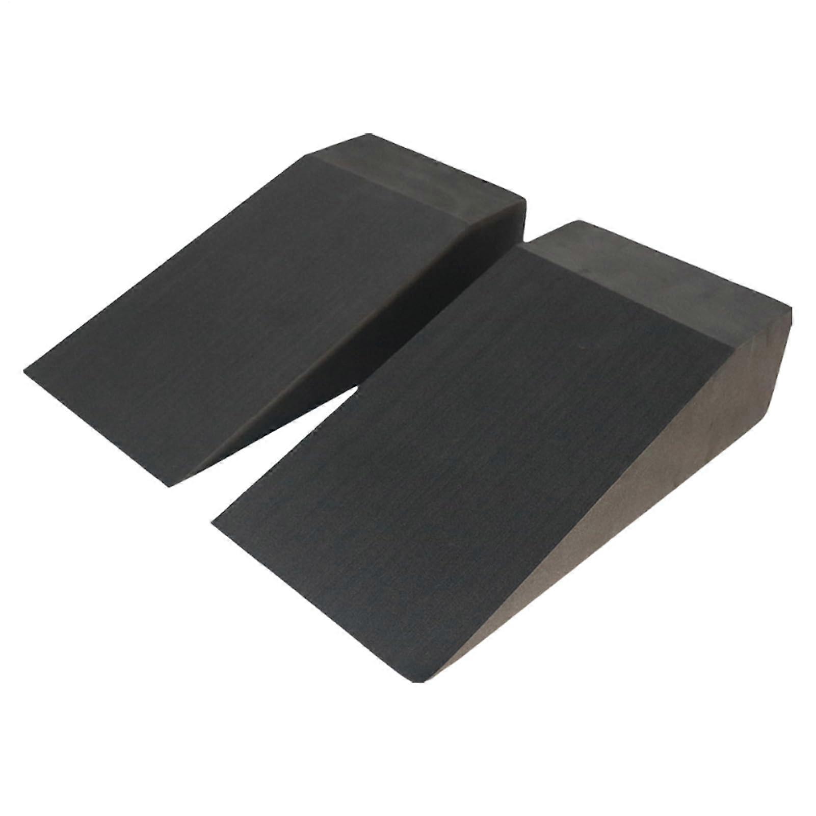 Squat Wedge Ramp - Adjustable Foot Support Ramp for Heel Elevated Squats, 2PCS EVA Soft Foam Leg Extender, Mobility Incline Board