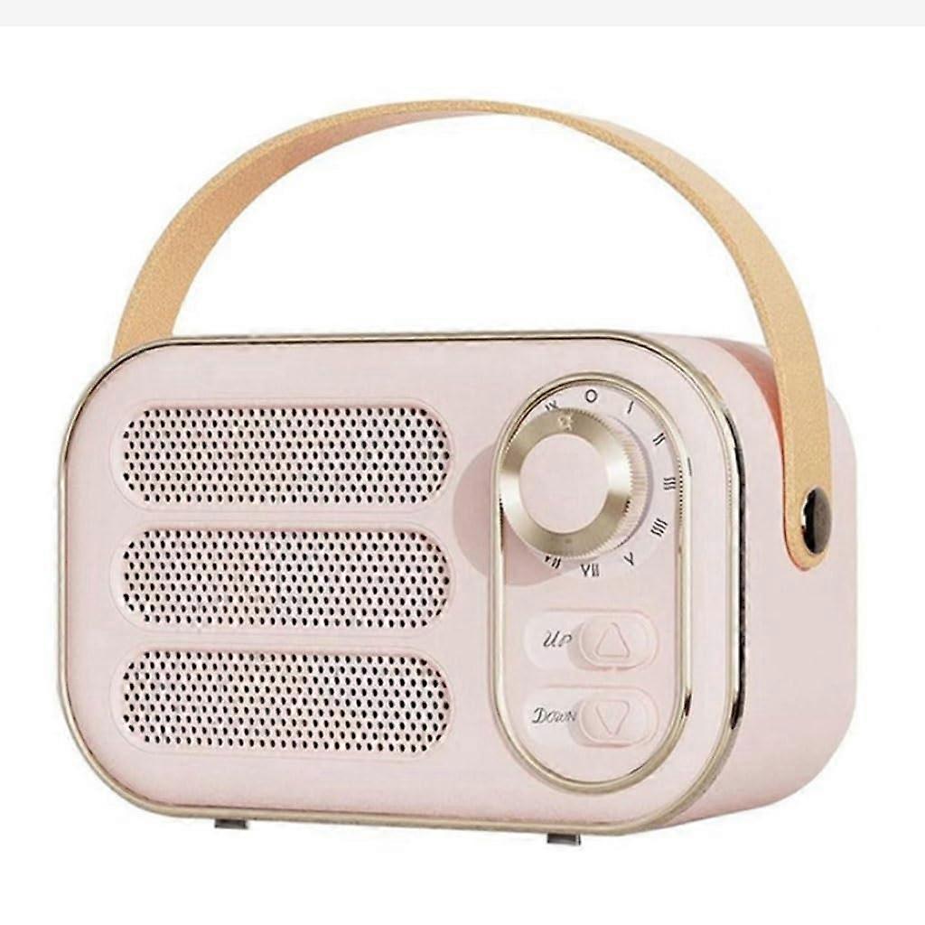 Retro Speaker 360 Stereo Mini Speaker, Vintage Radio Decor, 3Pack, 12.5 x 7.5 x 5.9 cm, SpaceSaving Outdoor Use