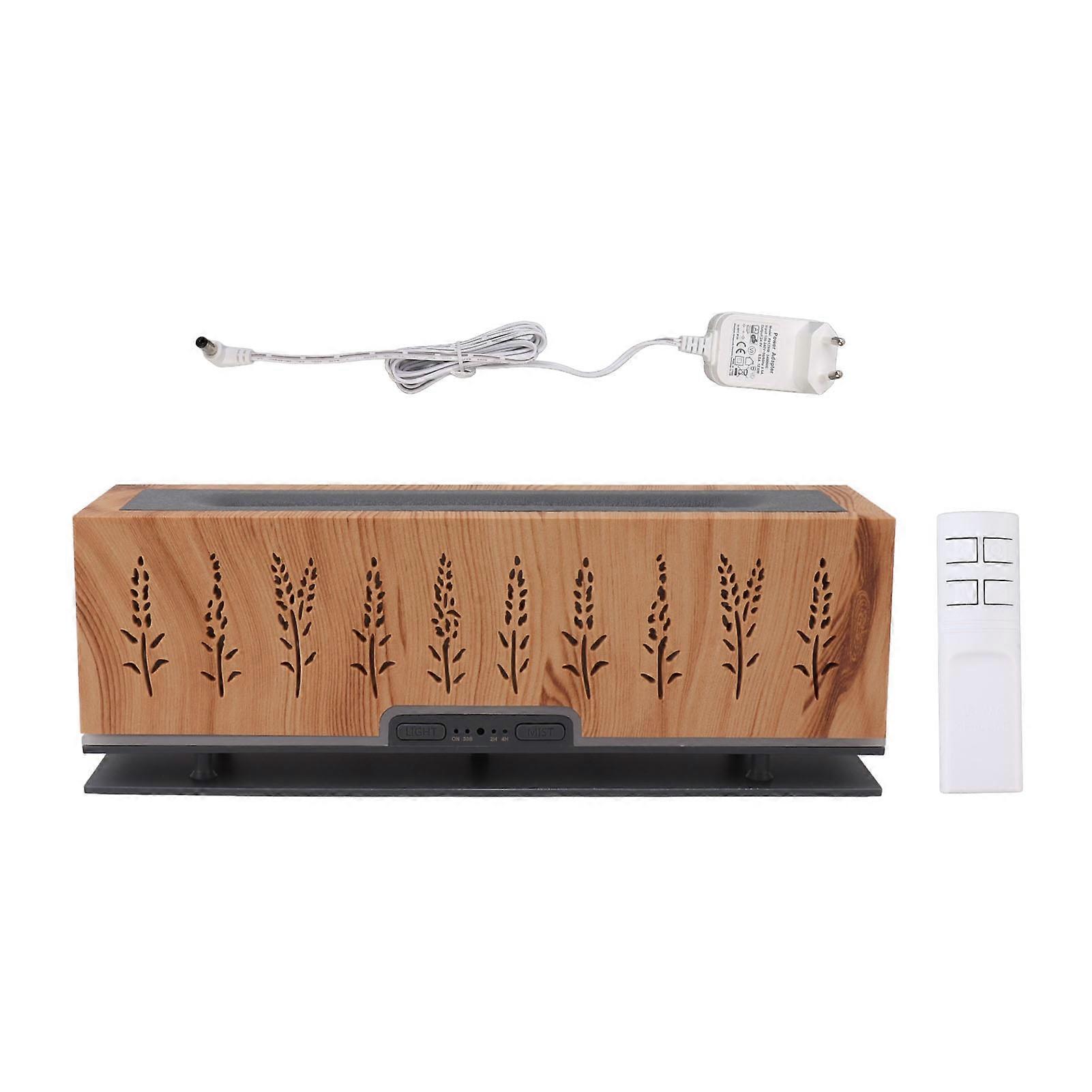 Flame Aroma Diffuser Air Humidifier 3D Flame Hollow Home Office Ambient Night Light Aroma Diffuser