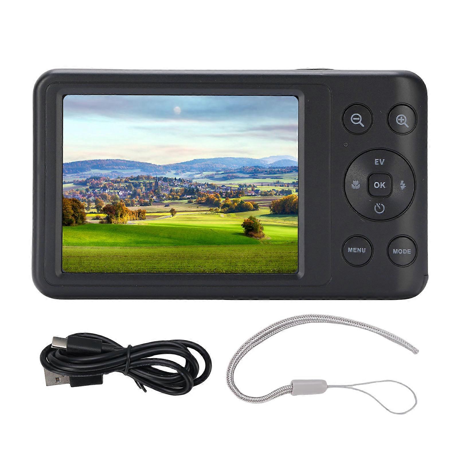 4K 64MP HD 3 Inch Screen 10X Optical 2X Zoom Autofocus WiFi Digital Camera with Flash for Photography