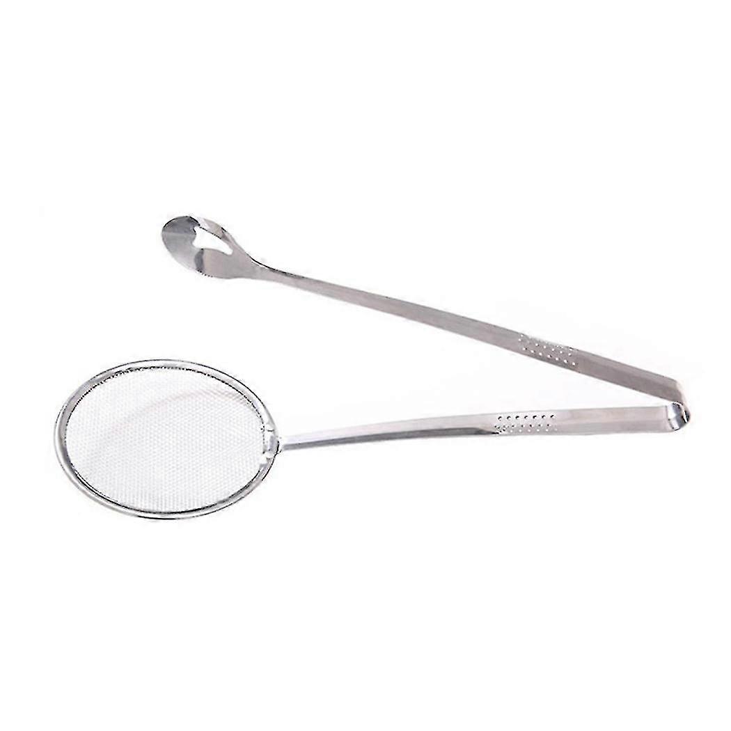High Temperature Resistant Stainless Steel Frying Tongs, Food Fishi...