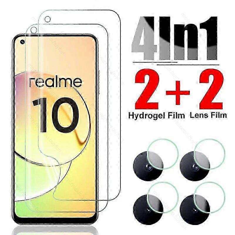 Folia hydrożelowa 4IN1 do folii ochronnej na ekran obiektywu Realme 10 4G