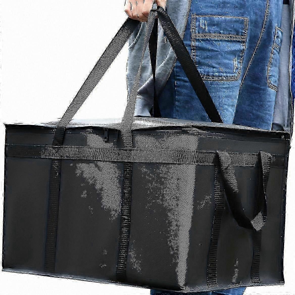 Extra Large Thermal Food Delivery Bag - Durable Insulated Carrier for Catering, Keeps Meals Hot and Fresh