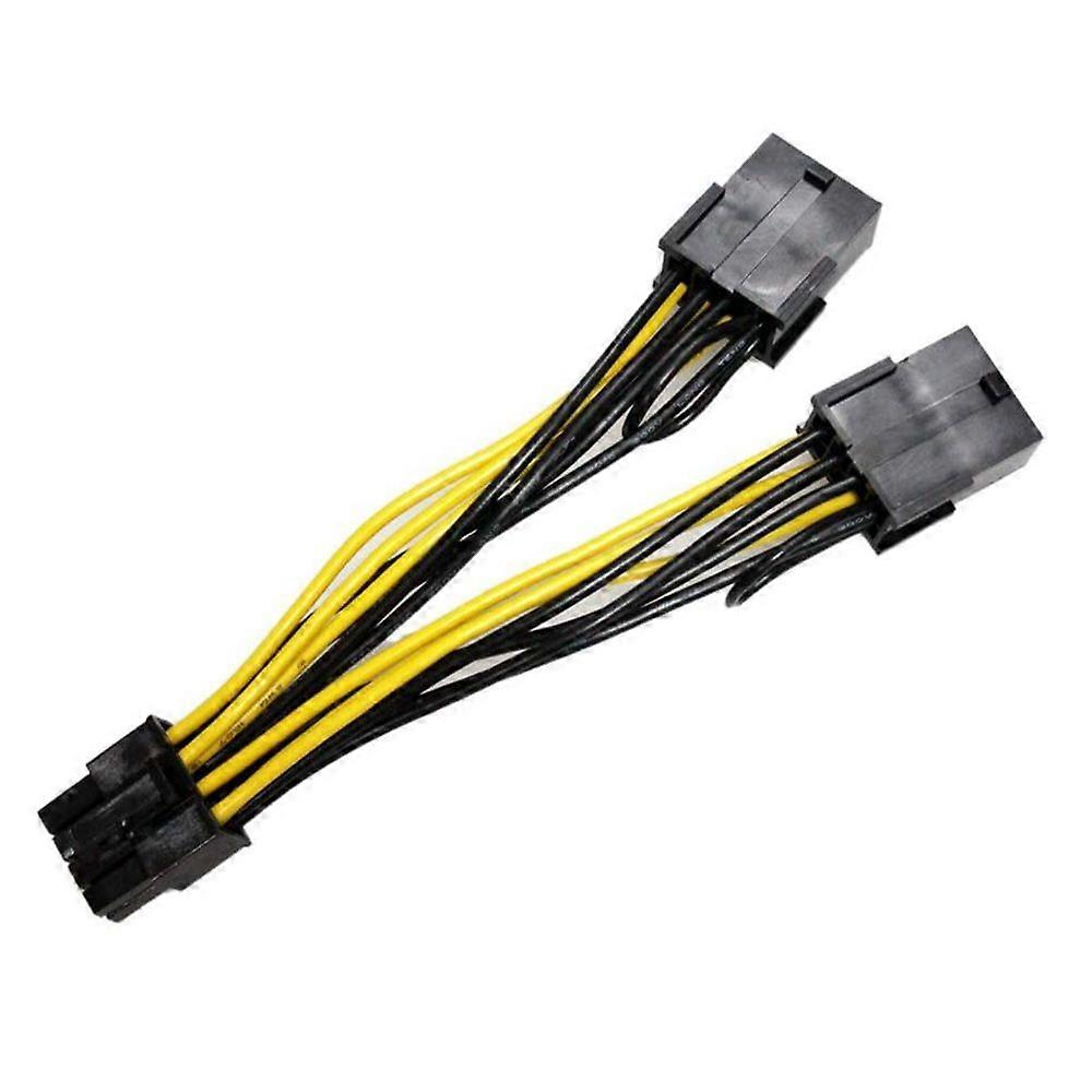 8Pin to Dual 8Pin(6+2) Power Cable GPU Power Cable for K80 M40 M60 P40 P100