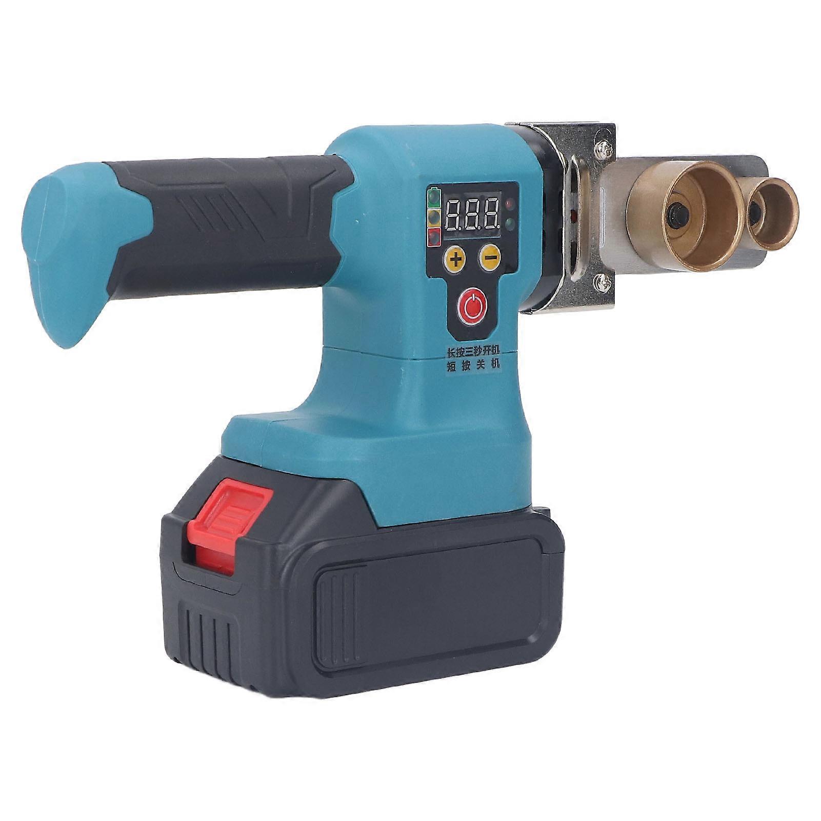 Electric Hot Melt Machine with Lithium Battery Rechargeable PPR Water Pipe Melter Fuser 100‑240V AU Plug 