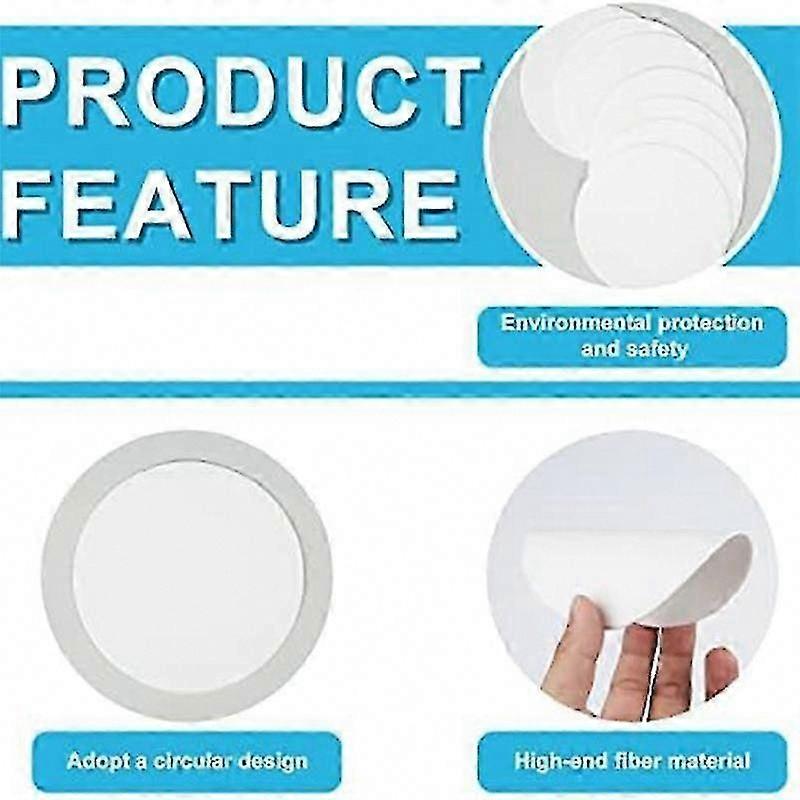 100Pcs Microwave Kiln Paper Round for DIY Glass Fusing Crafts, High Quality & Safe