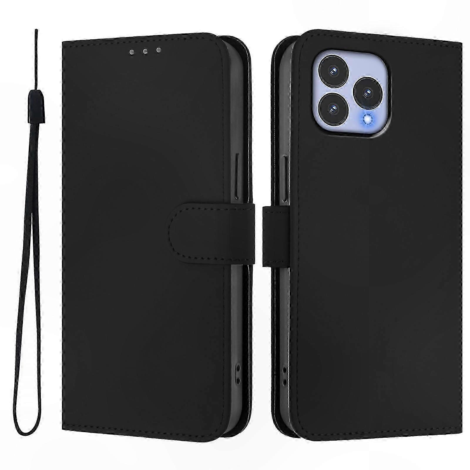 Solid Color PU Leather Case for Wiko T60 and Cubot P80 Mobile Phones