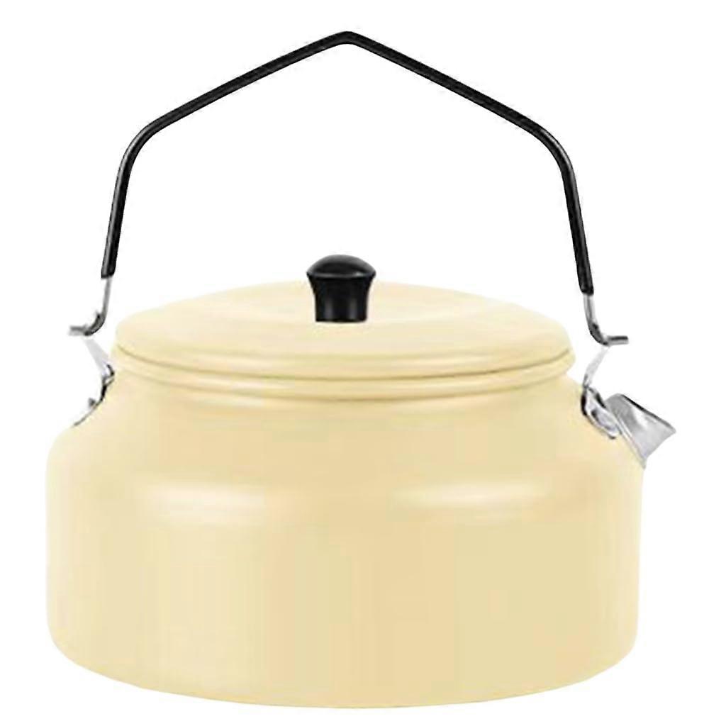 Portable Teapot Camping Kettle Aluminum Whistling Kettle 1.5L for Boiling Water, Tea, and Coffee Outdoors