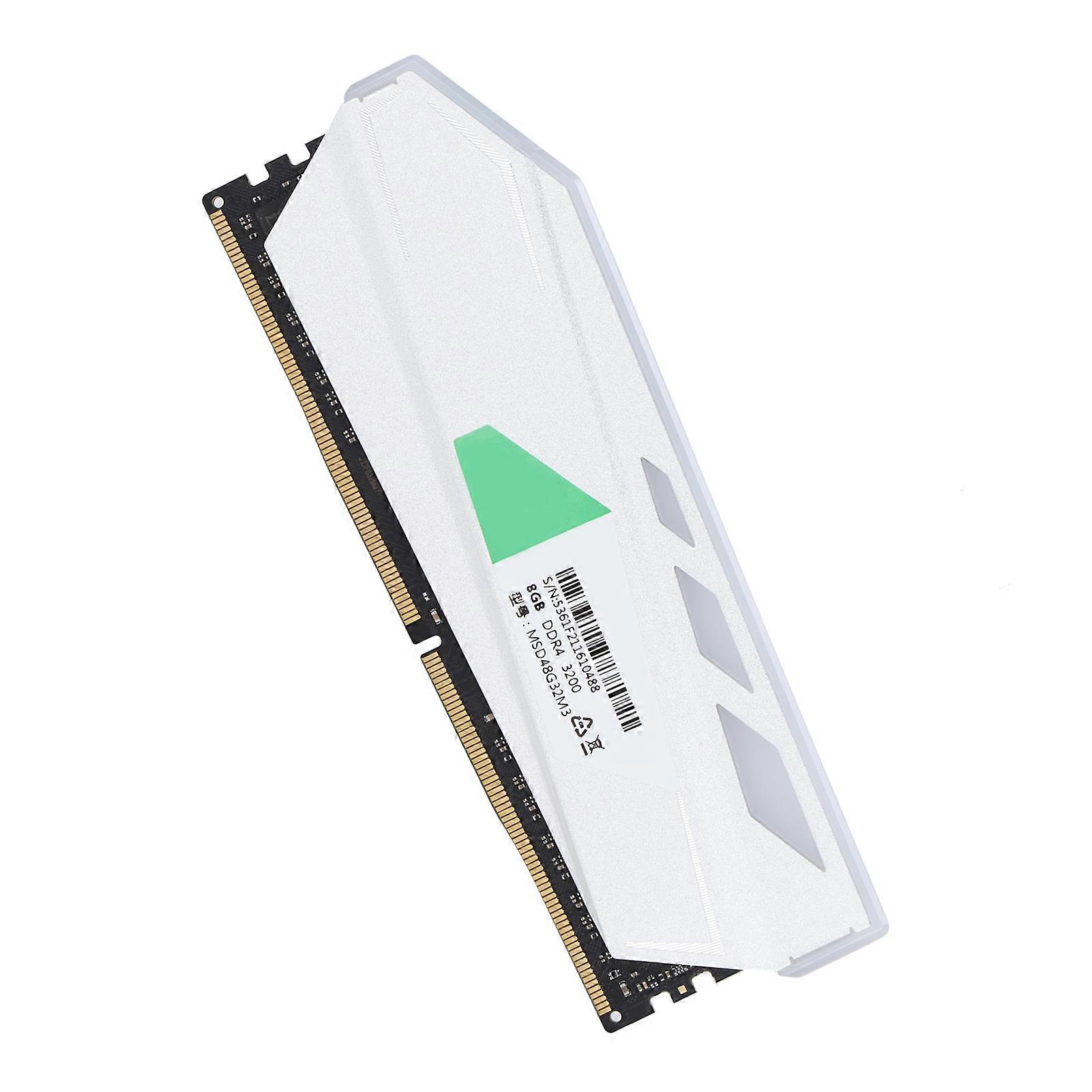 8GB DDR4-3200MHz RGB RAM M3 Platinum Silver Gray DDR4