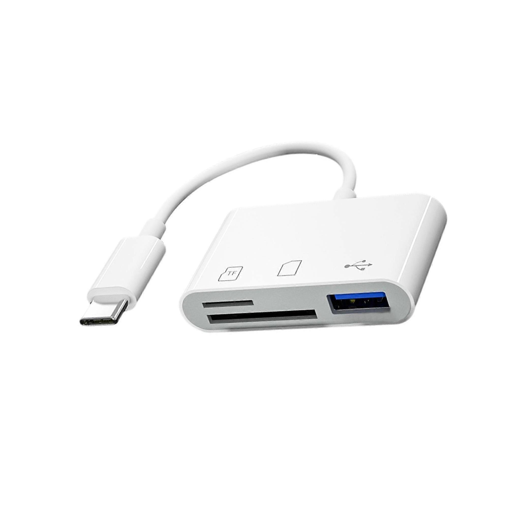 USB C TF for SD Card Reader Camera Memory Card Reader for SD to USB C Adapter Fast and Efficient