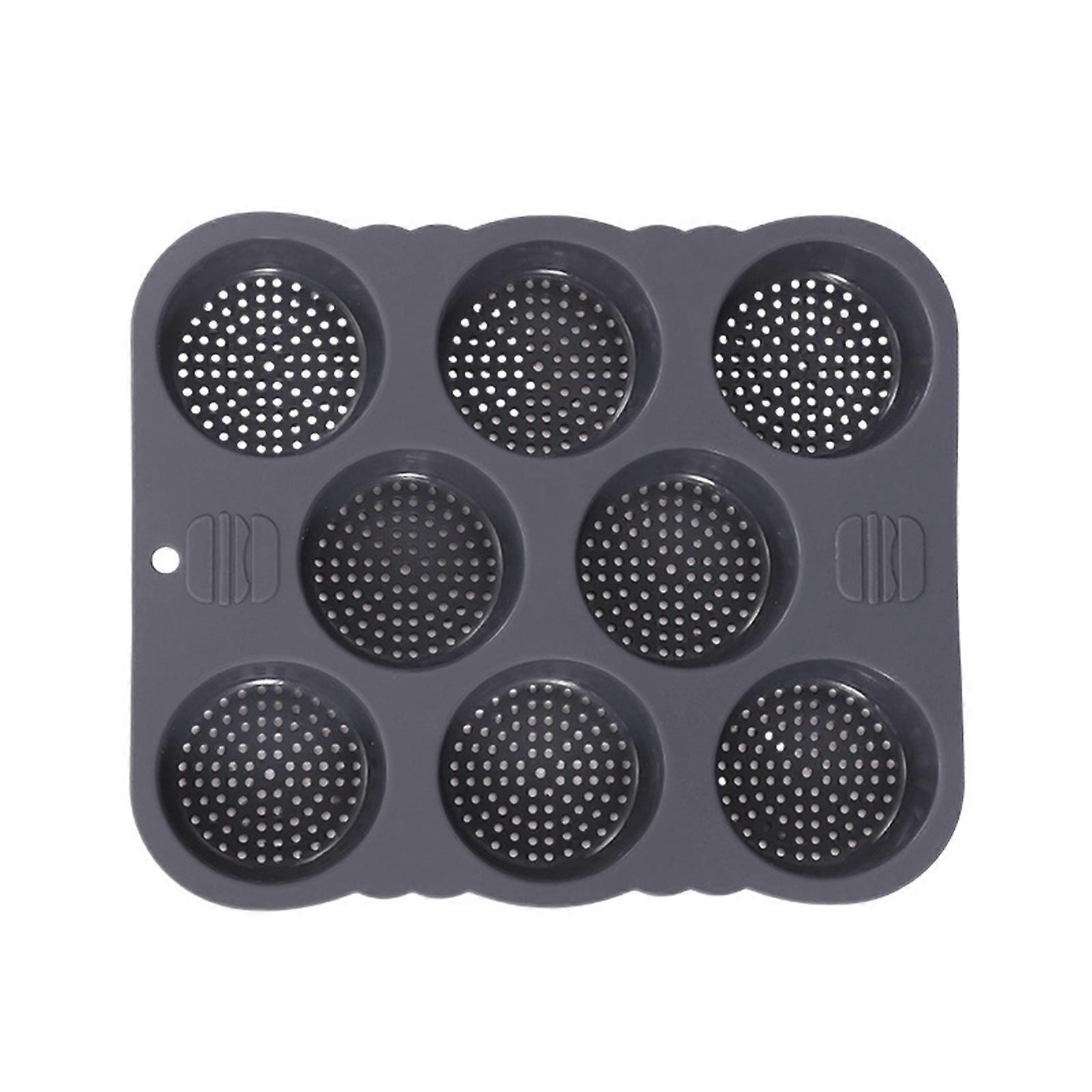 Food Grade Elastomer 8 Hole Baking Extent Flexible Permanent Not Toxic Cast For Homebrewed Breads Rolls Multicolor