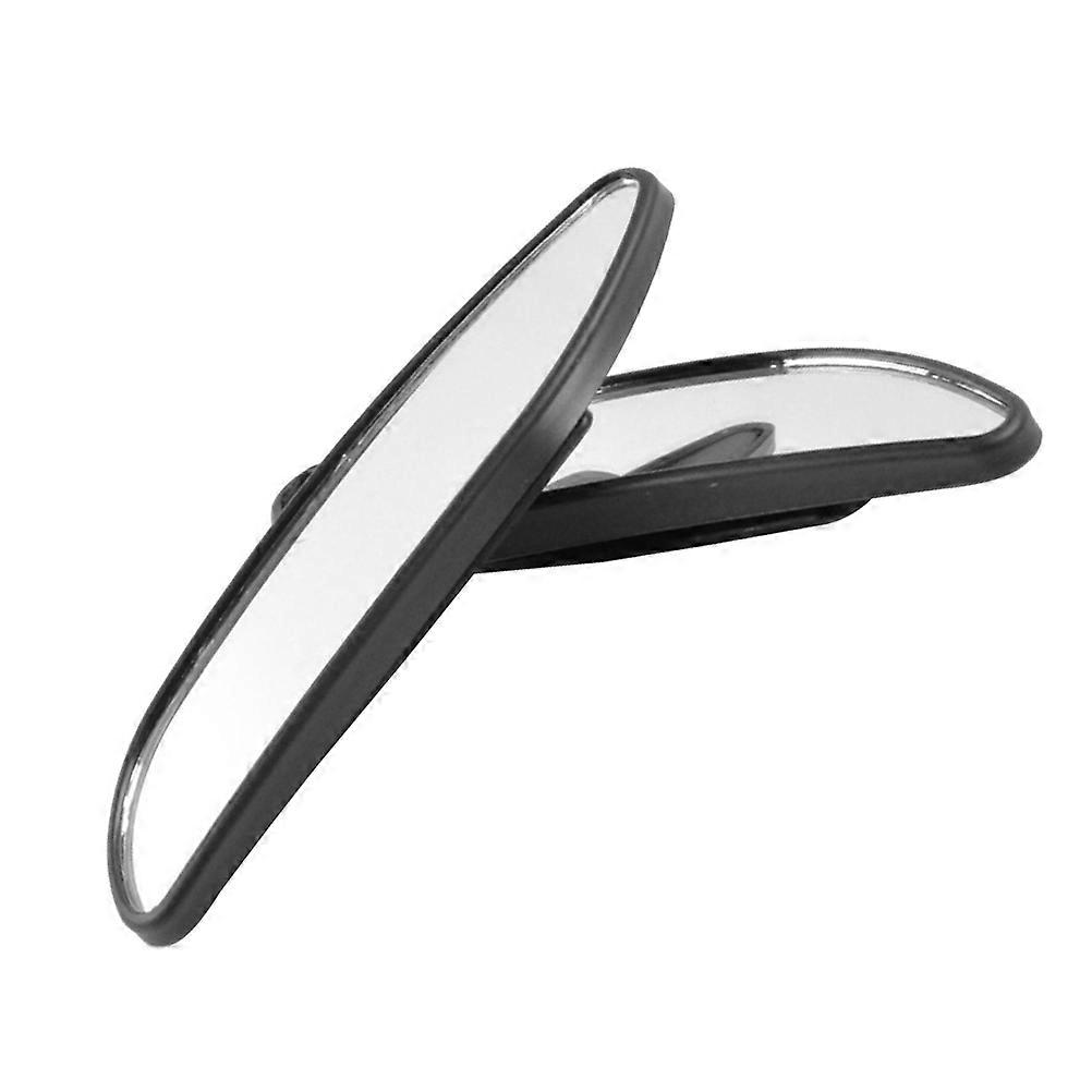 Mirror Car Pair Provides Wide Angle View for Safety