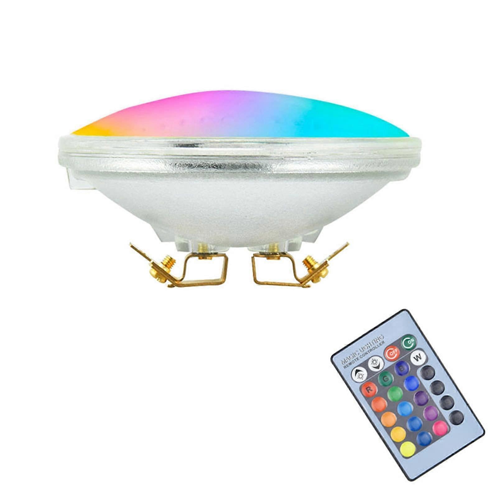 Swimming Pool Lights Par36 RGB 9W Submersible Underwater Light 12V With Remote For Inground Pool Lighting