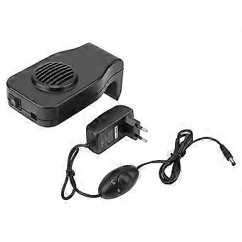 Fish Tank Wall mounted Mute Cooling Fan System for Water Aquarium Chiller (Black)