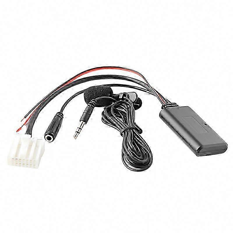 Bluetooth 5.0 Aux Cable with Microphone for Mazda 2 3 5 6 MX5 RX8 CX7 - Hands-Free Calling Adapter