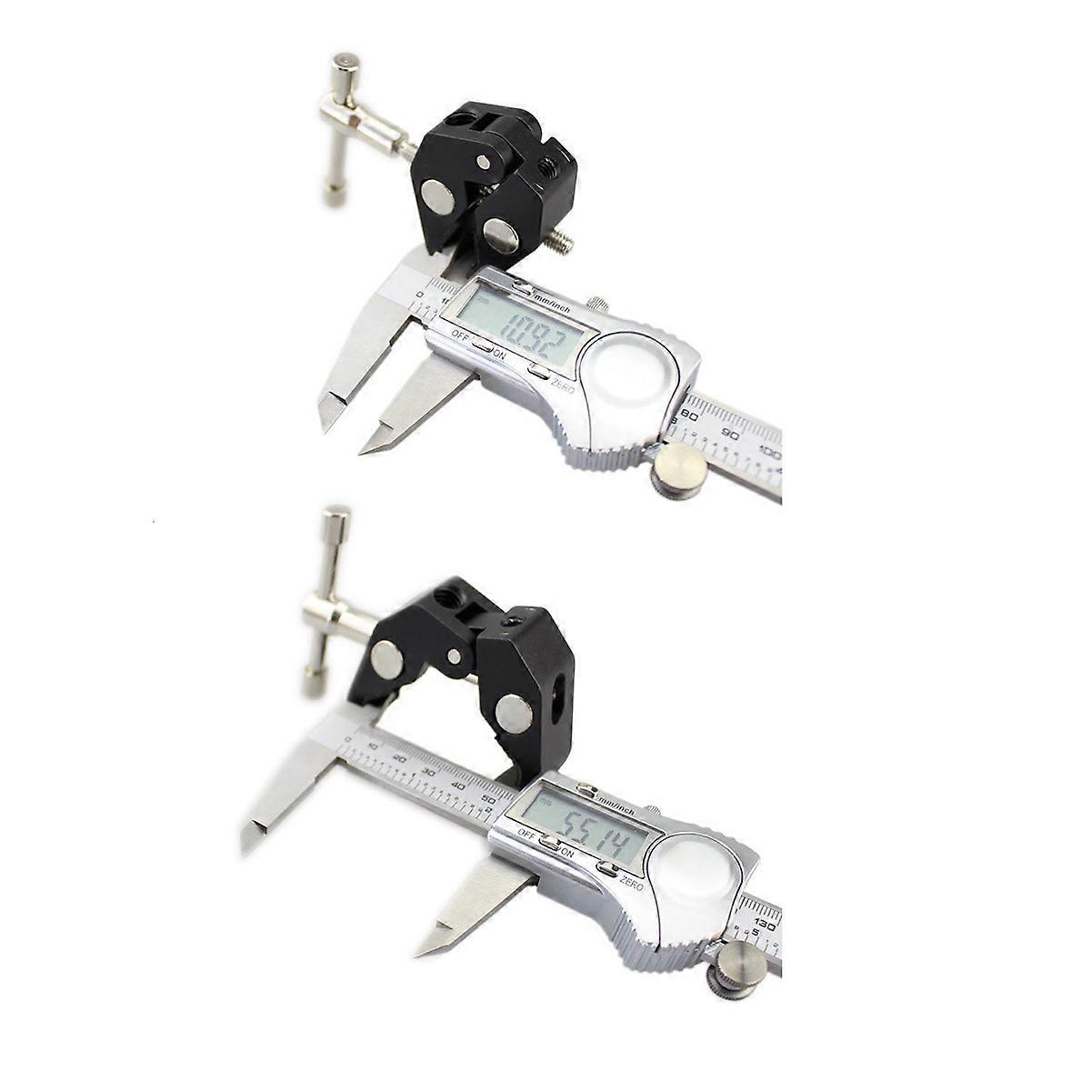 Camera Hot Shoe Ball Head Clamp Mount with 360 Degree Swivel