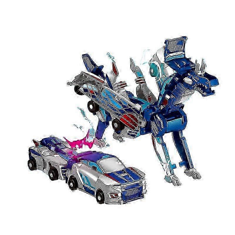 Magic Transformation 2-in-1 Magnetic Car Toy for Kids, DIY Collision Transforming Vehicle Fun