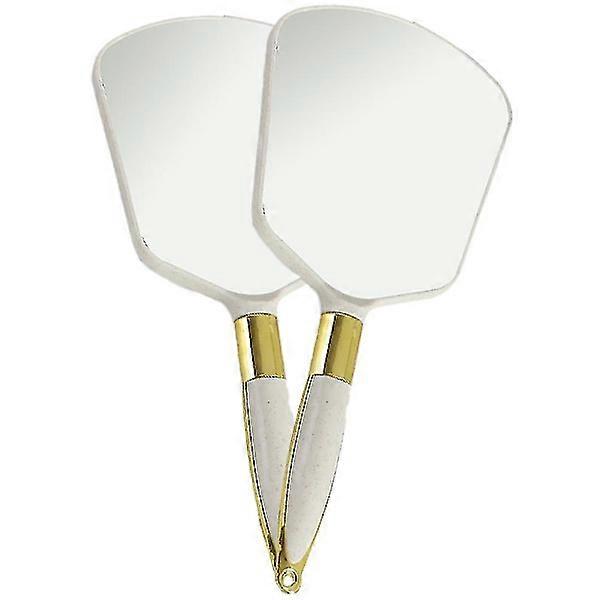 Handheld Mirror with Handle, for Home Makeup, Salon and Travel
