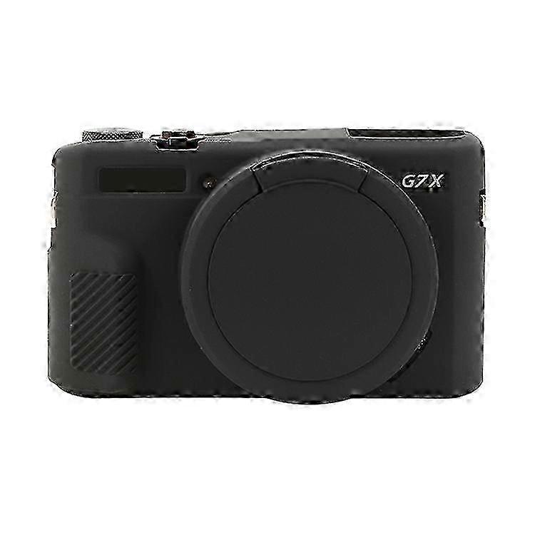 Soft Silicone Protective Case with Lens Cover For Canon PowerShot G7 X Mark II / G7X2