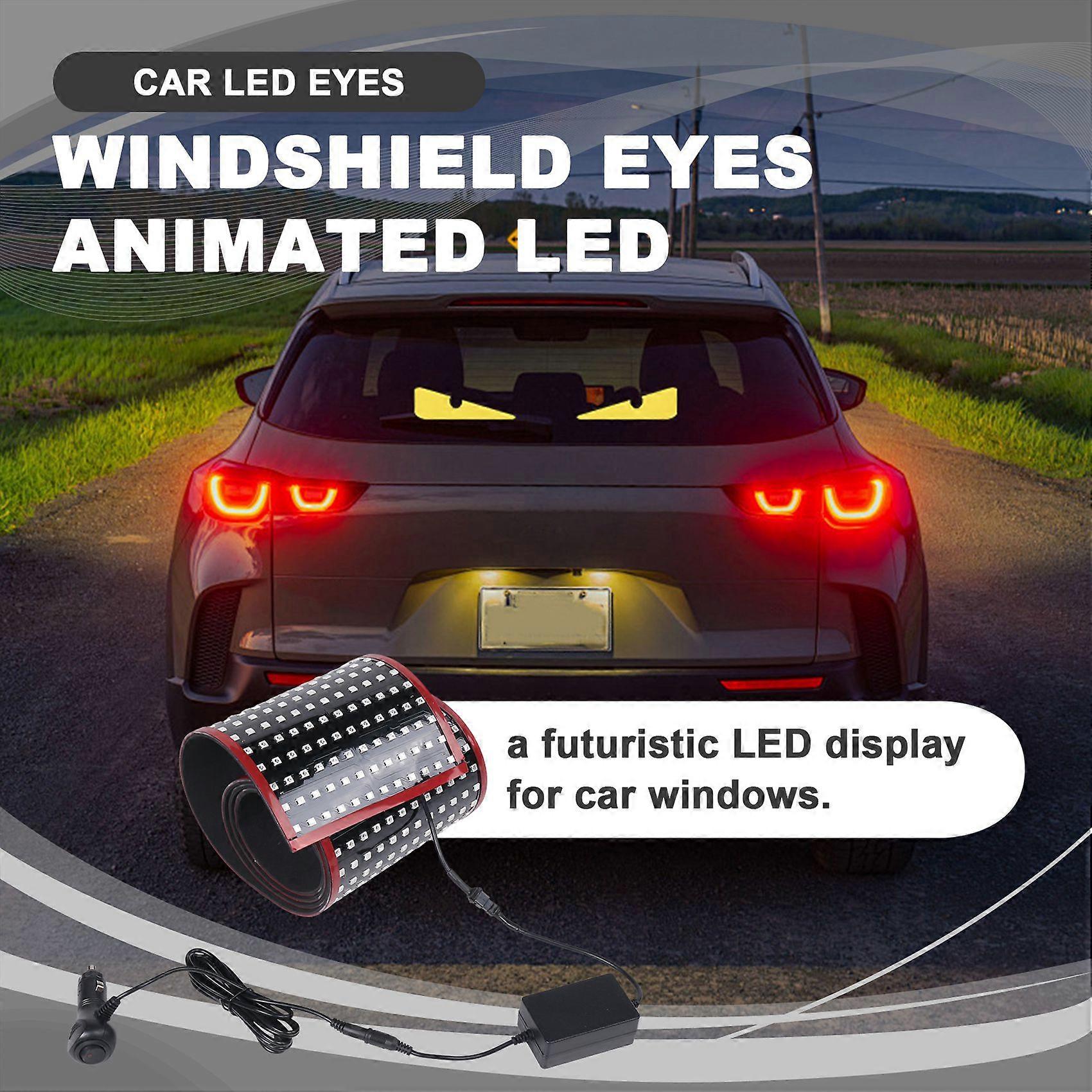 Foldable Graffiti Scrolling Stick Up Text Board Windshield 59inch