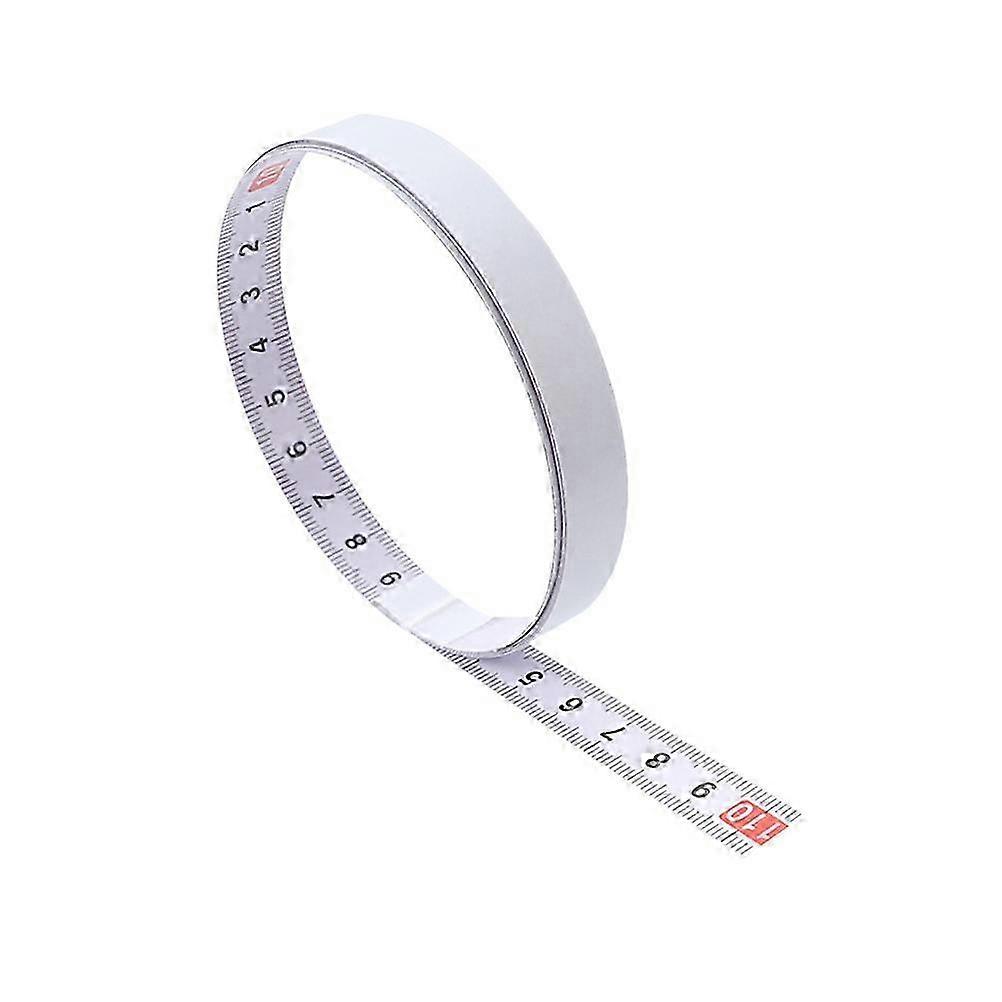 5m Steel Miter Track Tape Measure Self Adhesive Metric Scale Ruler Miter Scale Woodworking Ruler (Le