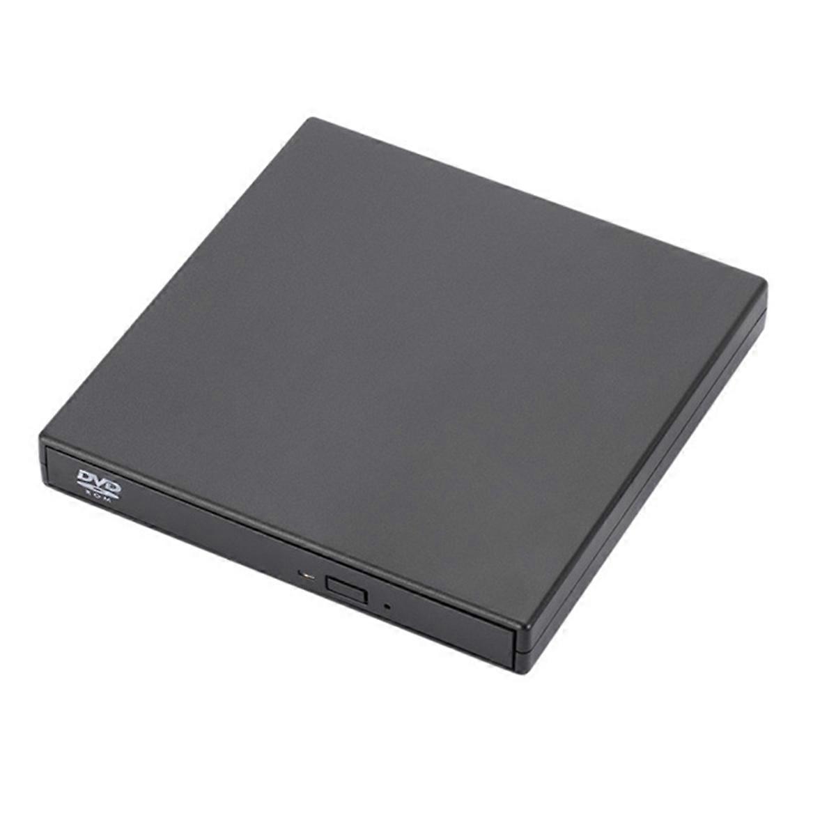 USB External CD DVD Drive, USB 2.0 Slim Protectable External Drive DVD-ROM Burner Player for Laptops PC Desktop Computer
