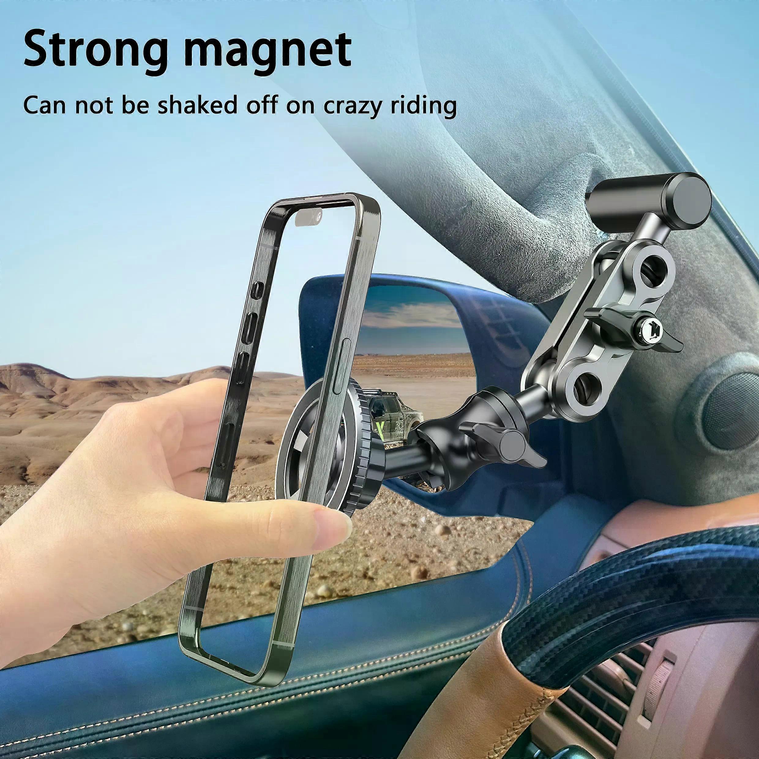magsafe [車のハンドル アームレスト 電話ホルダー] 車の A ピラー 携帯電話ブラケット オフロード車トラック ハンドル アームレスト ハンドル