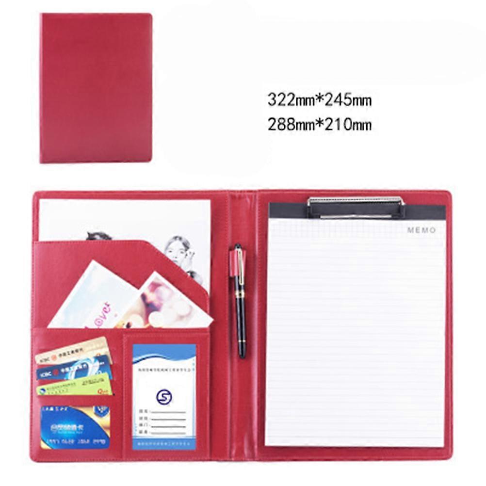A4 Document Folder for Office Filing 2Pcs Rosy Paper Holder Organizers