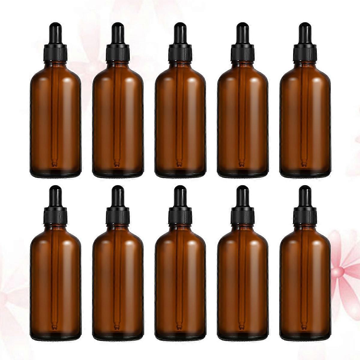 Refillable Bottle Brown with Dropper for 20Pcs Essential Oil Application