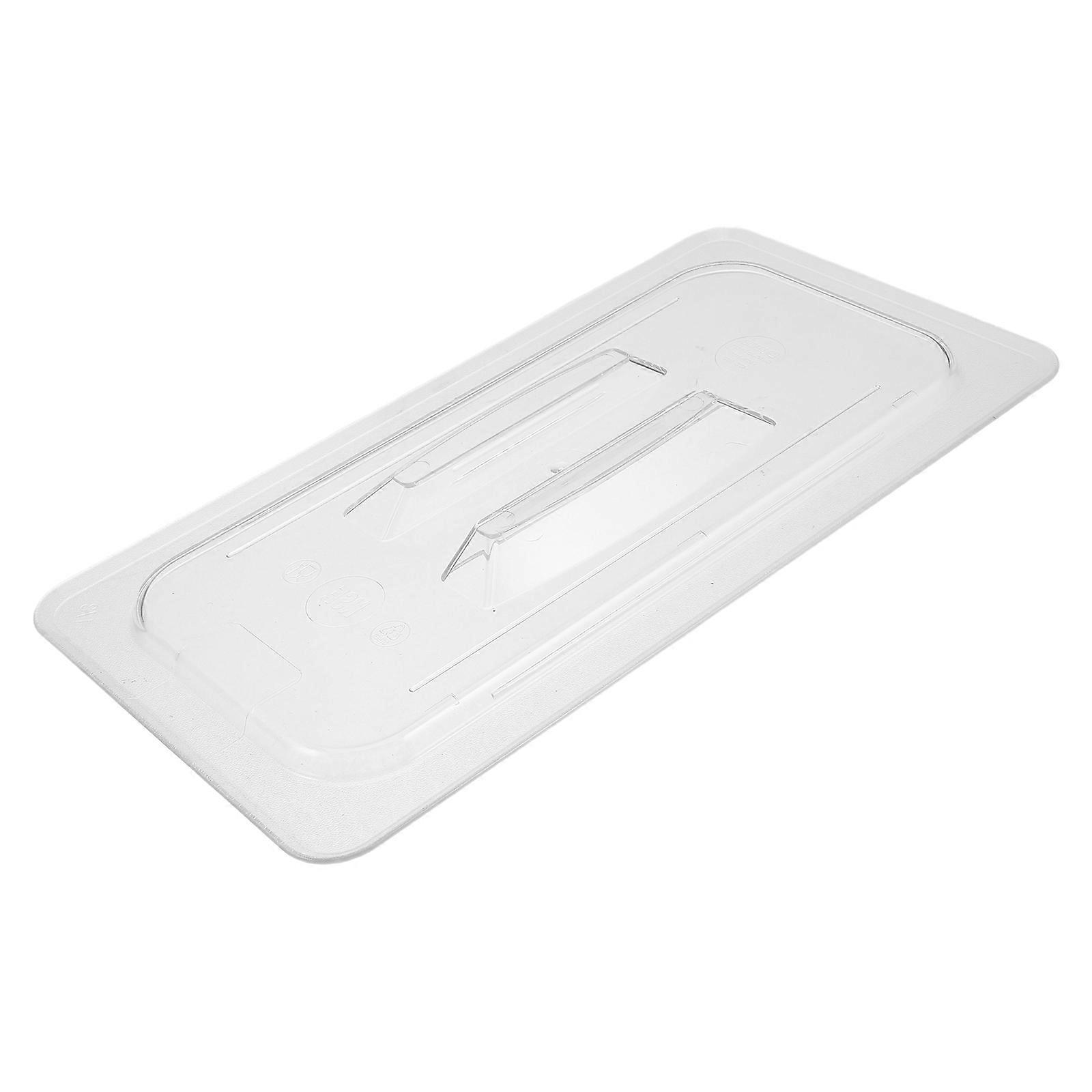 2Pcs Transparent Pan Lids for Food Buffet Acrylic Cover
