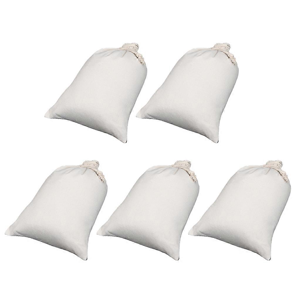 Canvas Gift Bag for Storage Drawstring Pouch 15Pcs
