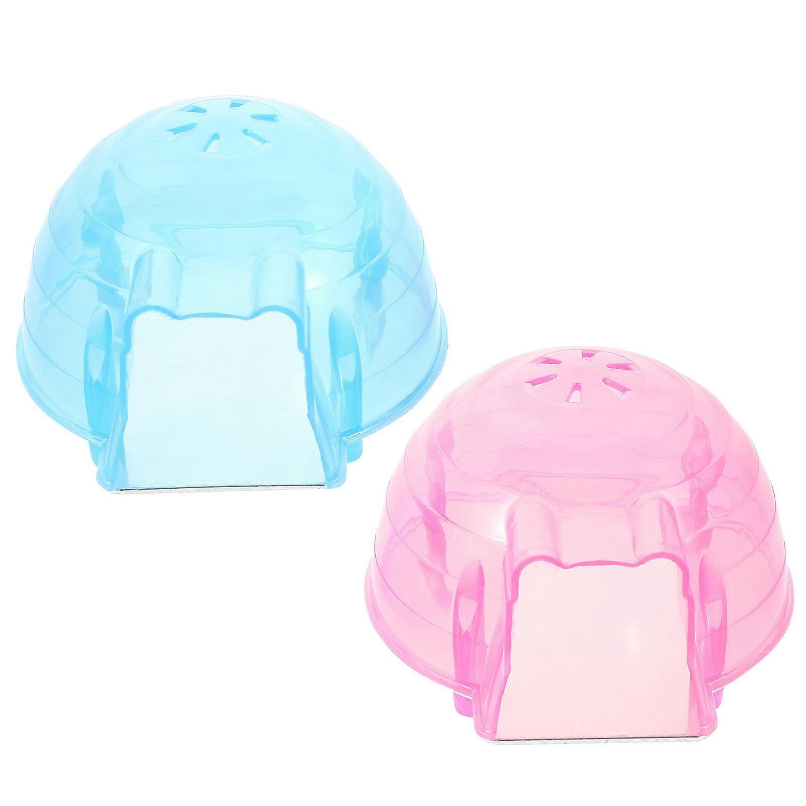 Hamster Cottage Cooling Mini Hut for Small Pets Plastic 4Pcs Set
