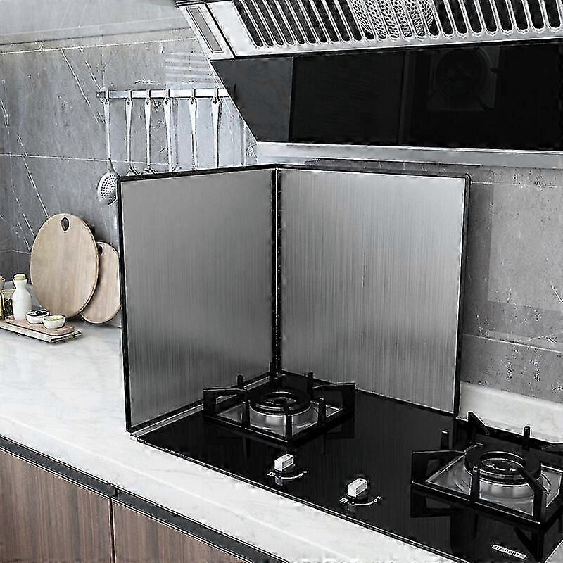 Foldable Kitchen Splash Guard, Splash Guard for Kitchen and Cooktop,Kitchen Splash Guard (40*40cm)