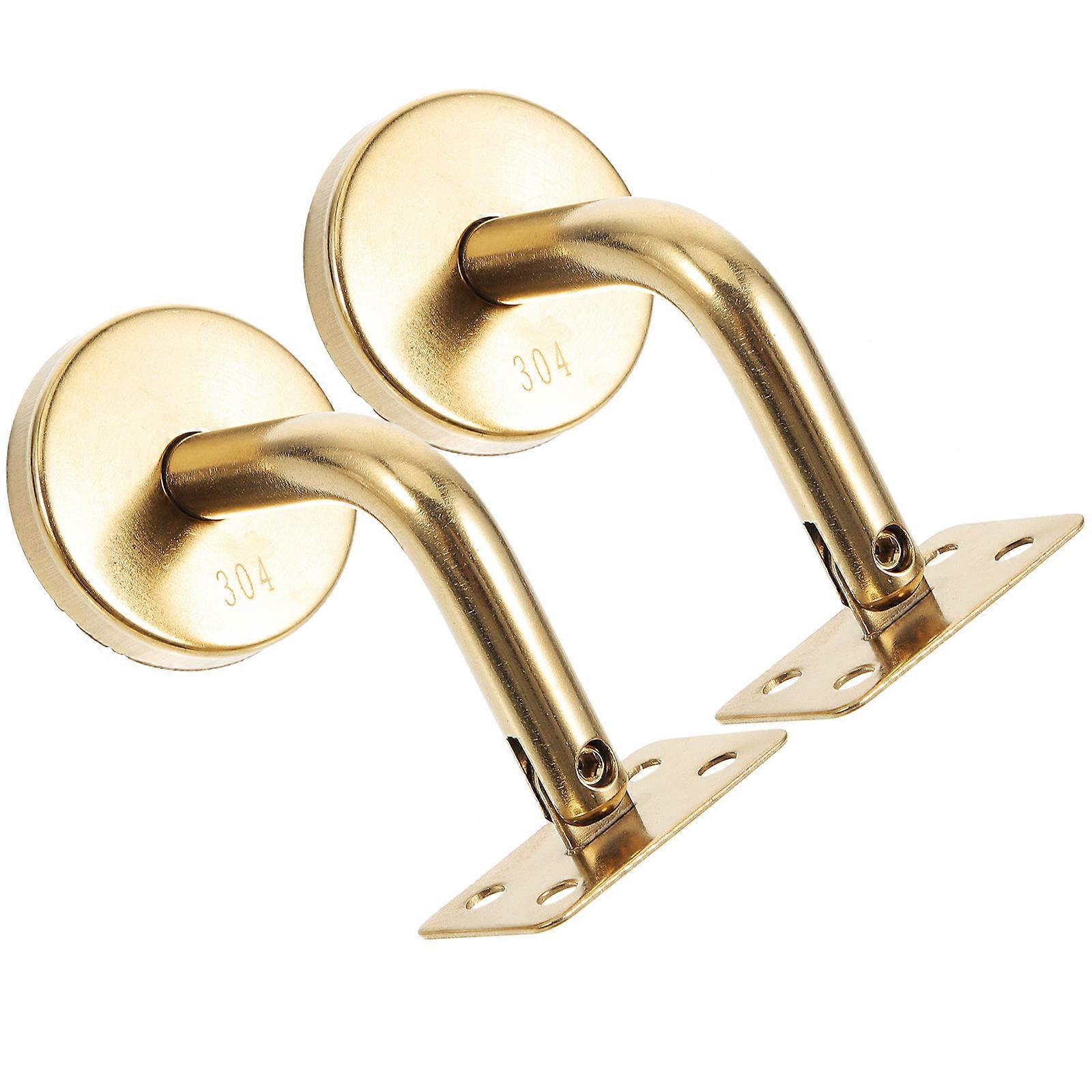 Handrail Bracket Stainless Steel with Flat Sheet Support for Home Use 10Pcs