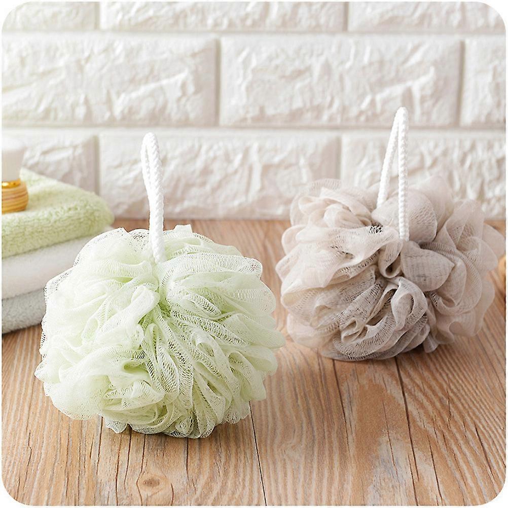 Assorted Color Hanging Shower Ball for Bathing Use 12Pcs Durable Mesh Balls