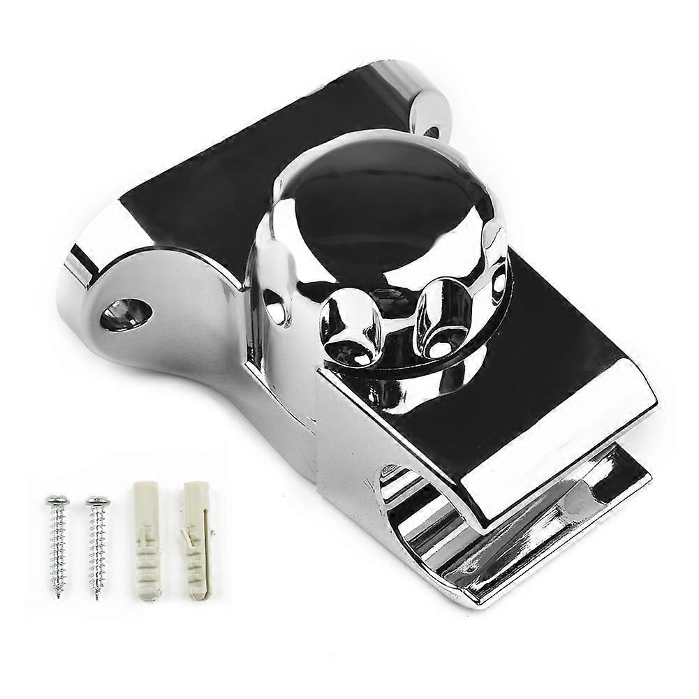 RichLink Adjustable Chrome Wall Mounted Bathroom Shower Head Holder Bracket Mount ABS