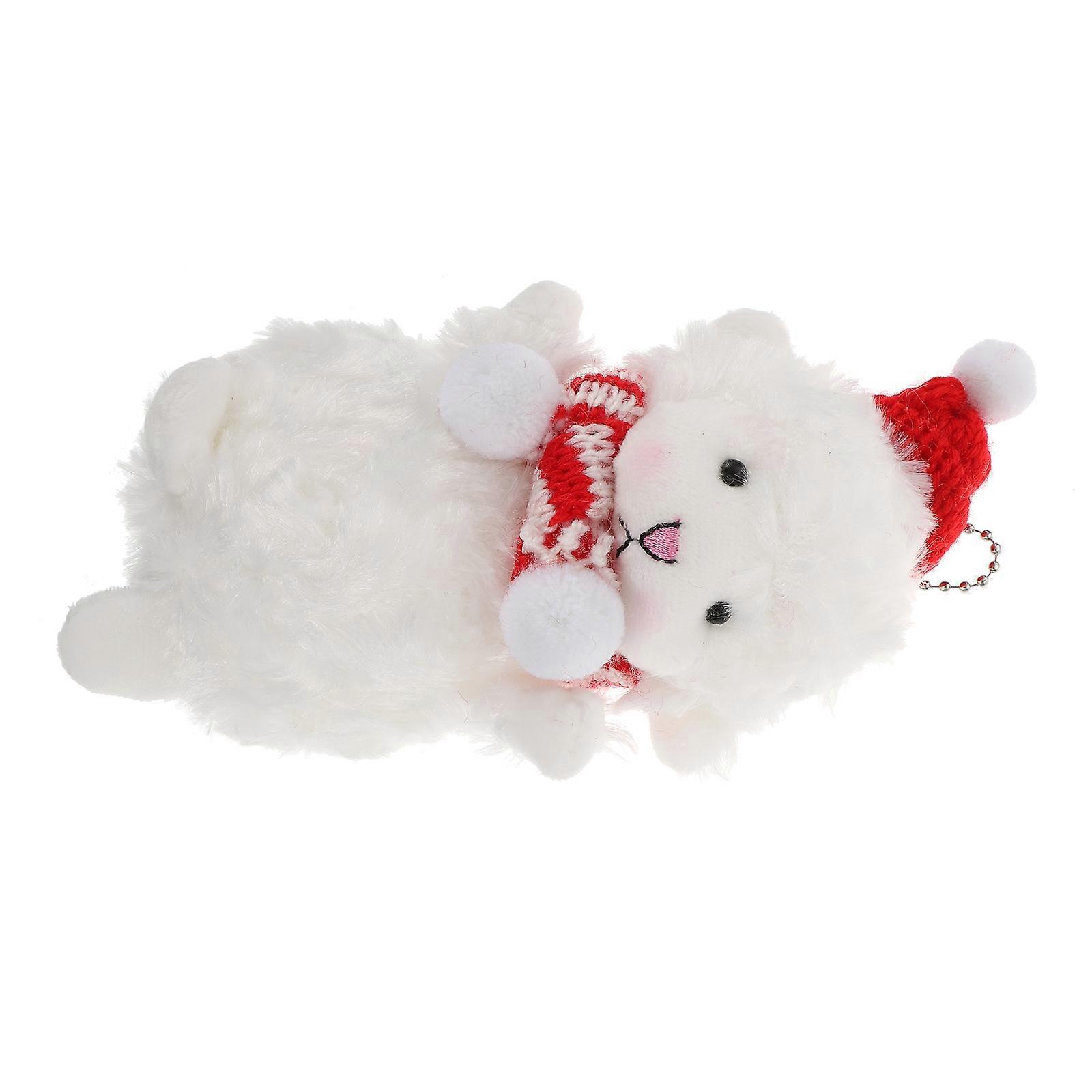 Assorted Color Plush Lamb Adornment for Hanging with 1Pcs Lamb Pendant