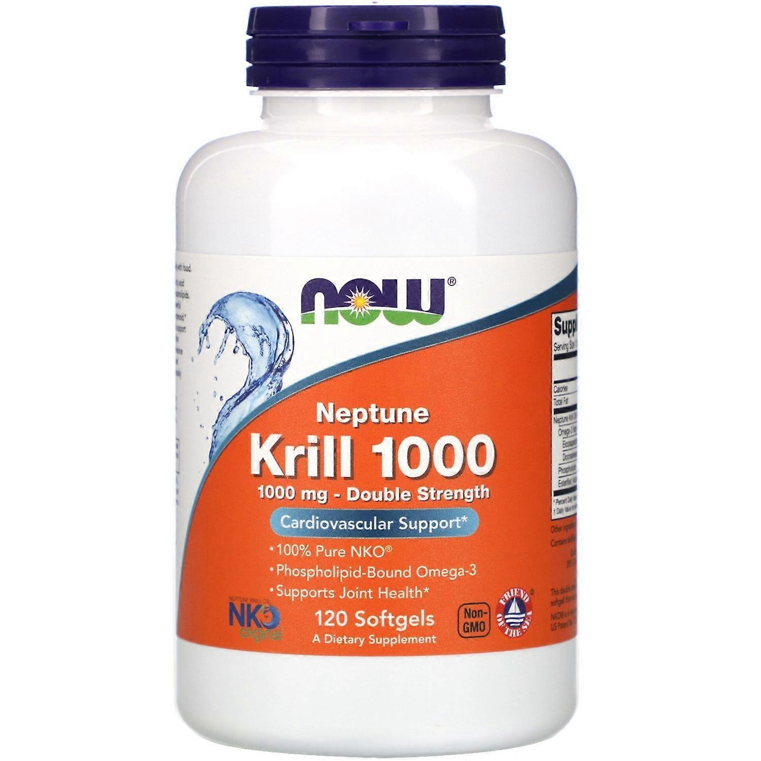NOW Foods, Krill 1000, 120 Softgels
