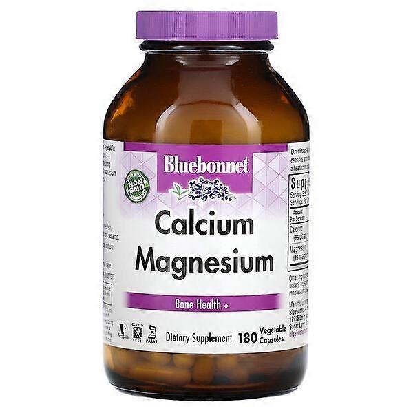 Bluebonnet Nutrition, Calcium Magnesium, 180 Vegetable Capsules