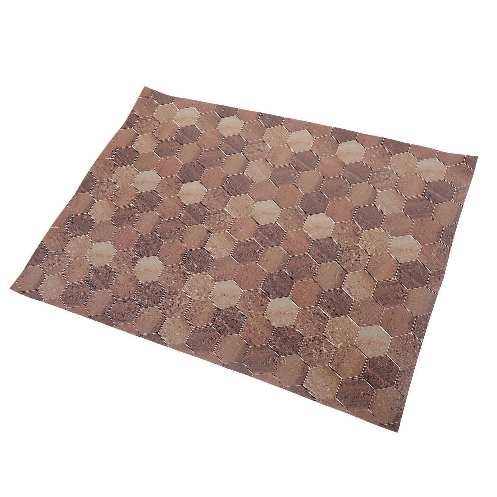 Mini Flooring Mini House Floorboard for Decoration 4Pcs Set