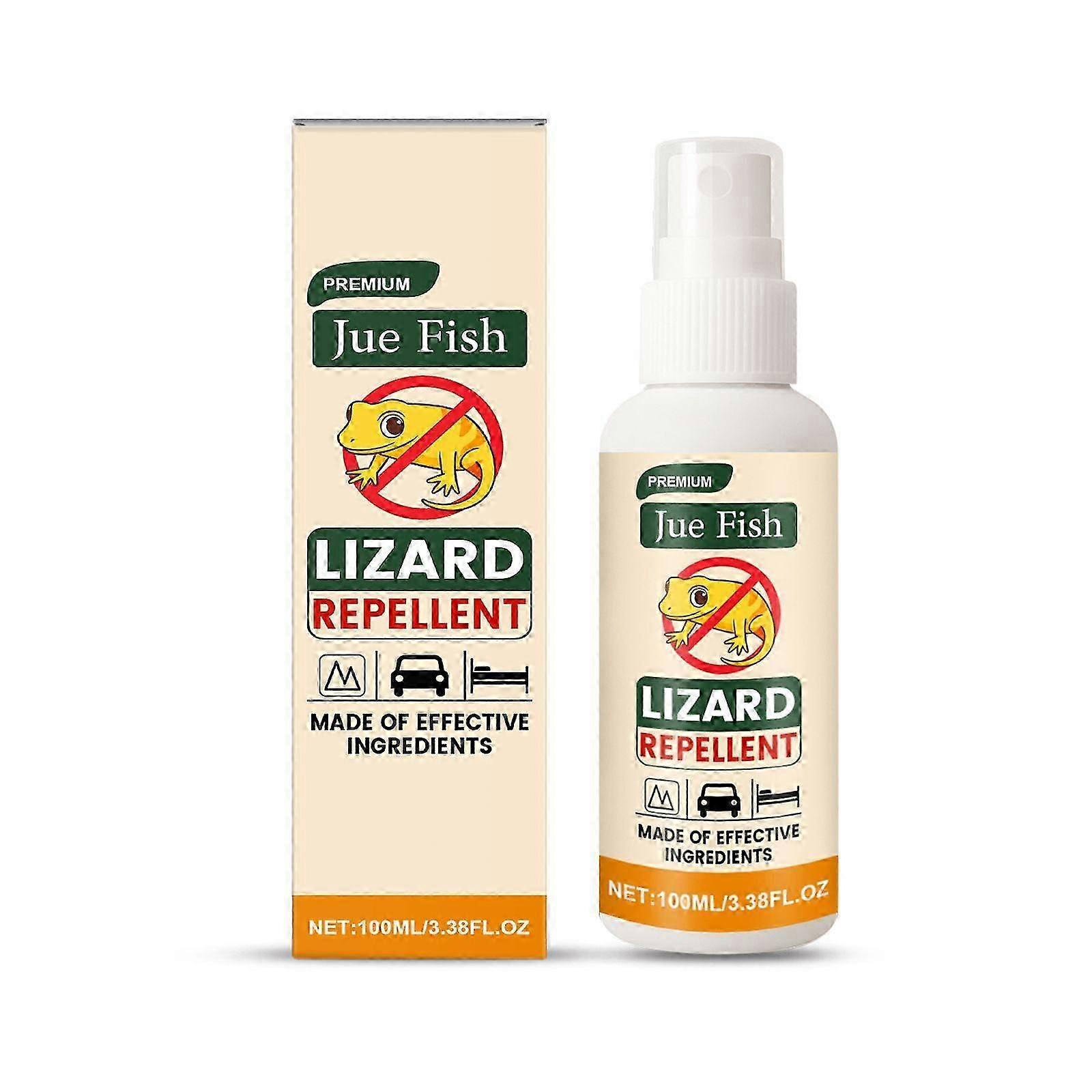 Lizard Repellent Spray for Outdoors & Home - Gecko, Skink, & Reptile Deterrent - Gecko Repellent Spray to Keep Lizards Off Patios Garden Yard